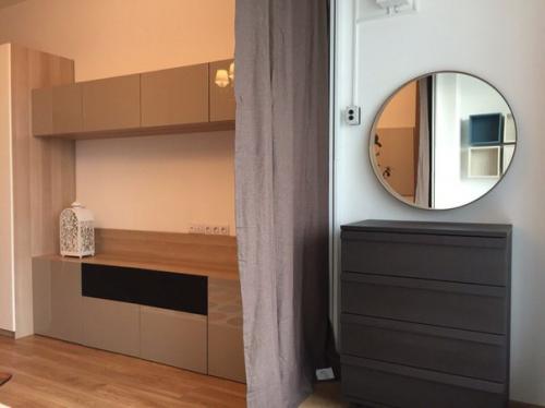 Пример классного дизайна квартиры - студии площадью 38 квадратных метров. 06