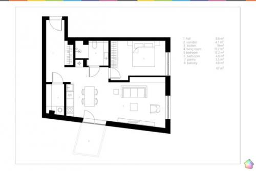 Интерьер квартиры в Вильнюсе. 09