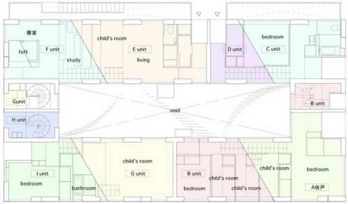 Многоквартирный дом в Японии. 07