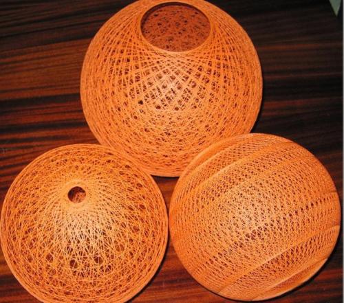 Рукоделие.  Шары - паутинки. 01