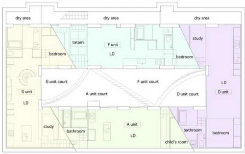 Многоквартирный дом в Японии. 08