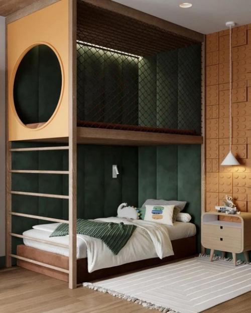 Современный дизайн. Детской комнаты. 01