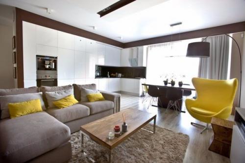 Квартира, расположенная на берегу балтийского моря в Гдыне, Польша.  