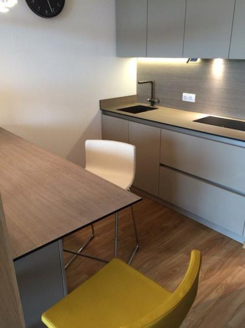 Пример классного дизайна квартиры - студии площадью 38 квадратных метров. 05