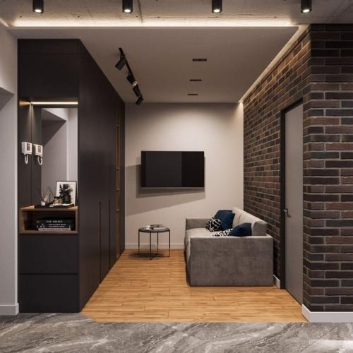 Проект квартиры для уверенного в себе мужчины. 07