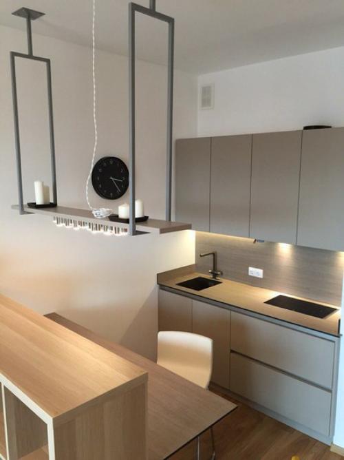 Пример классного дизайна квартиры - студии площадью 38 квадратных метров. 03