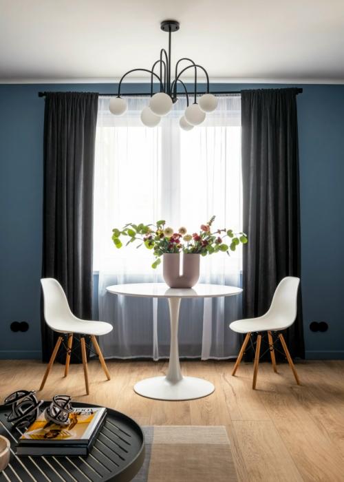 Цветной интерьер 1-комнатной квартиры 51, 7 м 2 (54, 6 м 2 с лоджией) в ЖК настроение в Москве. 07