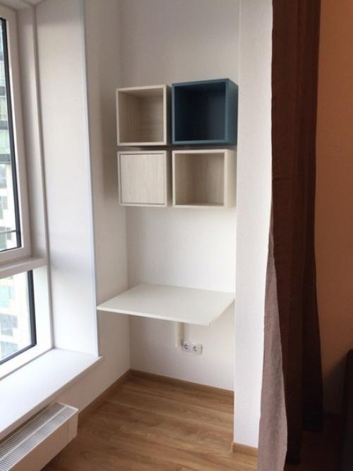 Пример классного дизайна квартиры - студии площадью 38 квадратных метров. 07