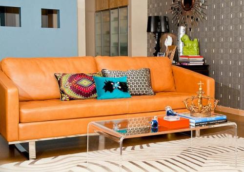 10 красочных диванов, чтобы освежить интерьер гостиной. 01