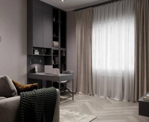 Сейчас у многих площади квартир весьма не большие, отсюда возникает вопрос, а как тогда быть с кабинетом? 01