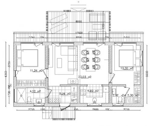 Интерьер дома в Репино. 09