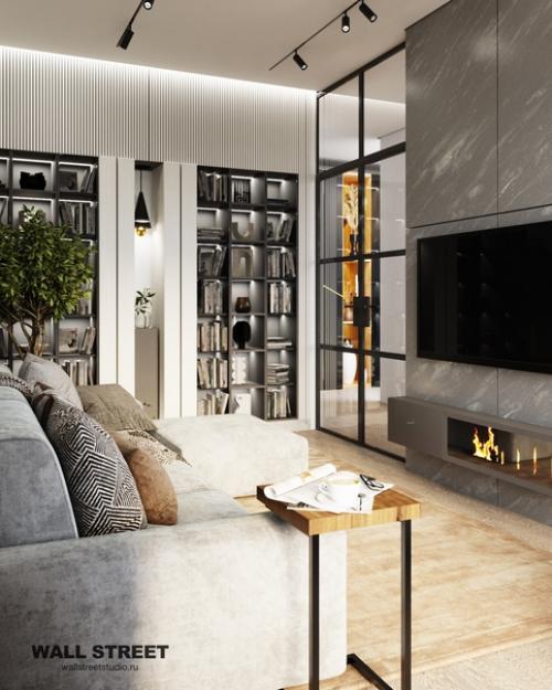 Дизайнерские обои являются не только частью стильного интерьера, но и при правильном использовании помогают расширить пространство комнаты. 03