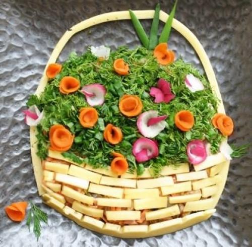 Салаты - корзинки?   Мы собираем идеи к праздничному столу? 04