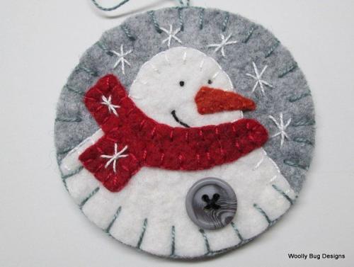 Игрушки из фетра на елочку. 03