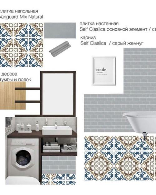 Интерьер ванной комнаты. 07