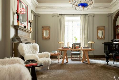 Потрясающие апартаменты в старом здании в Стокгольме от известного британского дизайнера Илзе Кроуфорд. 02