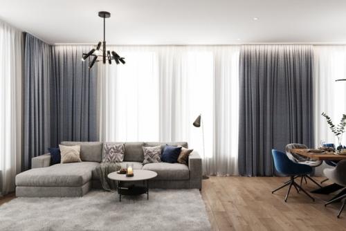 Практичный проект трехкомнатной квартиры. 07