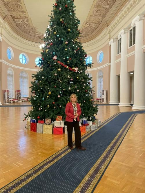 Елка в таврическом дворце.  