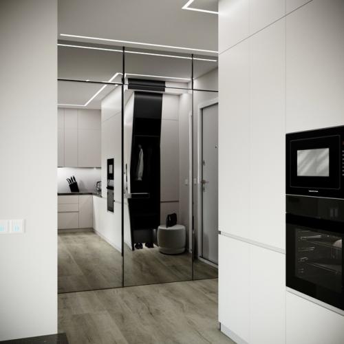 Проект 1-комнатной квартиры 44, 7 кв. 05