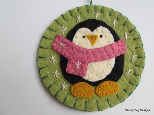 Игрушки из фетра на елочку. 01