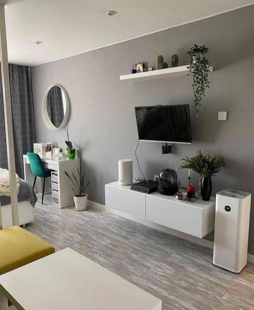 Интерьер однокомнатной хрущевки. 02