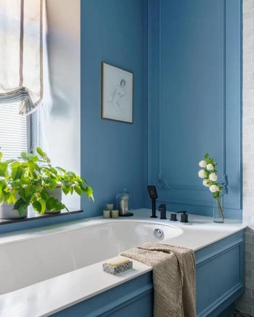 Очень красивый интерьер ванной комнаты! 07