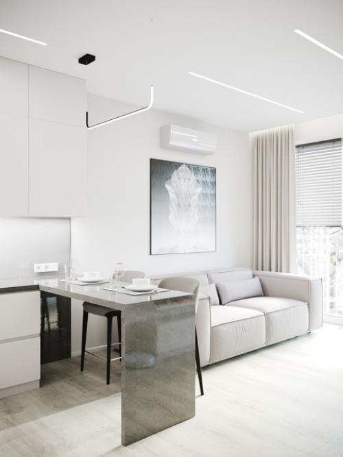 Проект 1-комнатной квартиры 44, 7 кв.