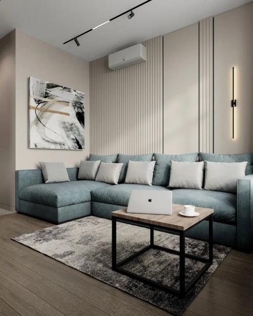 Школа ремонта.  Кухня - гостиная и коридор 36 кв. 06