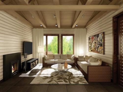 Как построить дом своей мечты - клееный брус, взгляд изнутри. 01