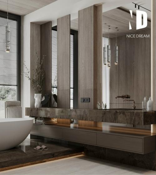 проектыND Этот санузел про состояние: тишина, фактуры, свет и ощущение мне Хорошо Дома. 02