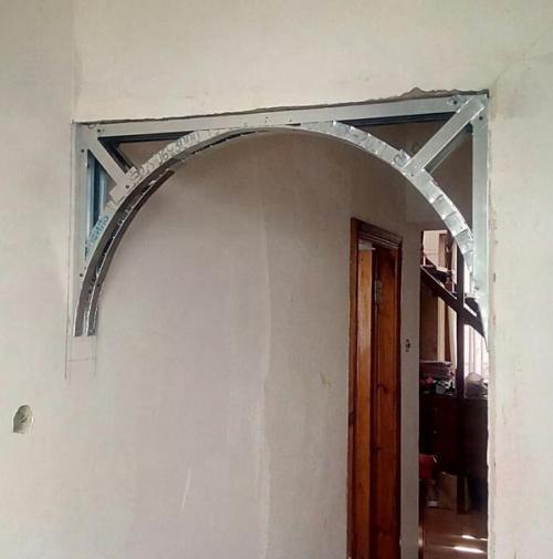 Процесс самостоятельного оформления арки. 03