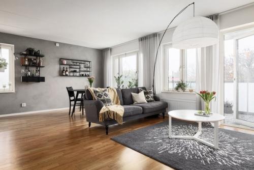 Интересный шведский интерьер 47 кв м. 03