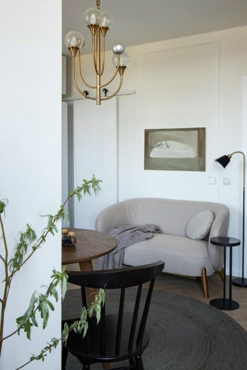 Интерьер квартиры 28, 8 м 2 (31, 7 м 2 с лоджией) в Санкт-петербурге. 02