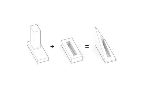 Небоскрёб Via 57 West (архитектурное бюро BIG) ознаменовал появление новой типологии высотных зданий на манхэттене: Courtscraper (от англ. 04