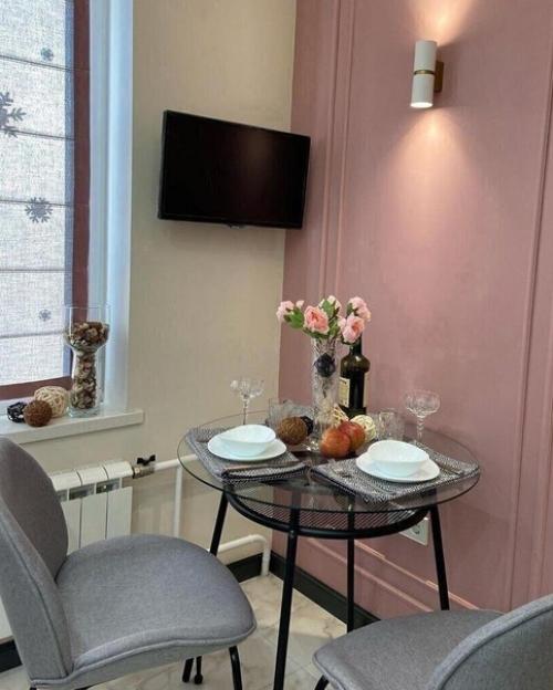 Интерьер в нежных оттенках. 01