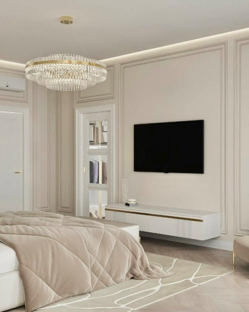 Дизайн проект мастер спальни в частном доме. 04