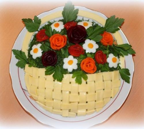 Салаты - корзинки?   Мы собираем идеи к праздничному столу? 06