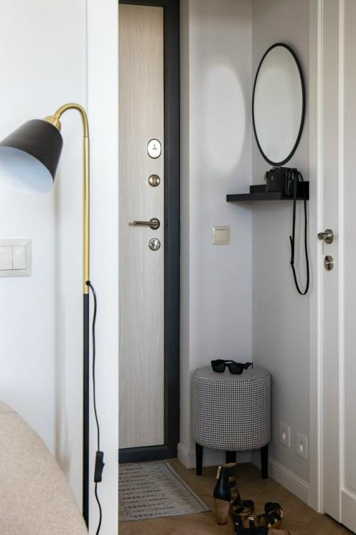 Интерьер квартиры 28, 8 м 2 (31, 7 м 2 с лоджией) в Санкт-петербурге. 08