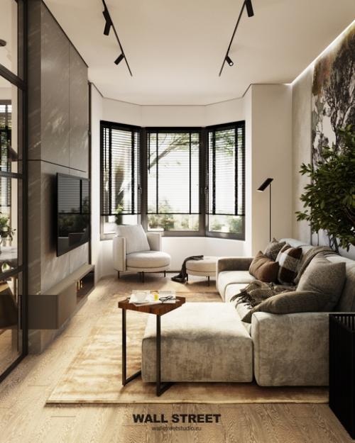 Дизайнерские обои являются не только частью стильного интерьера, но и при правильном использовании помогают расширить пространство комнаты. 02