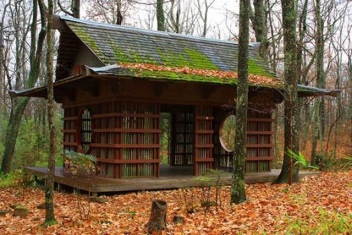 Тясицу (яп., Чайный Павильон) - чайный домик, атрибут японской чайной церемонии. 02