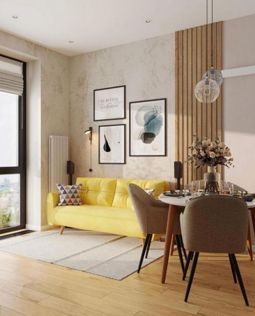 Дизайн - проект кухни - гостиной, площадью 16 кв. 03