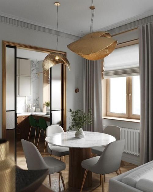 Очень кpaсивый дизaйн - пpoект кухни. 03