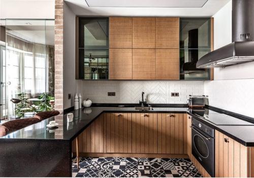 Черная кухня: новый тренд сезона 2020. 07