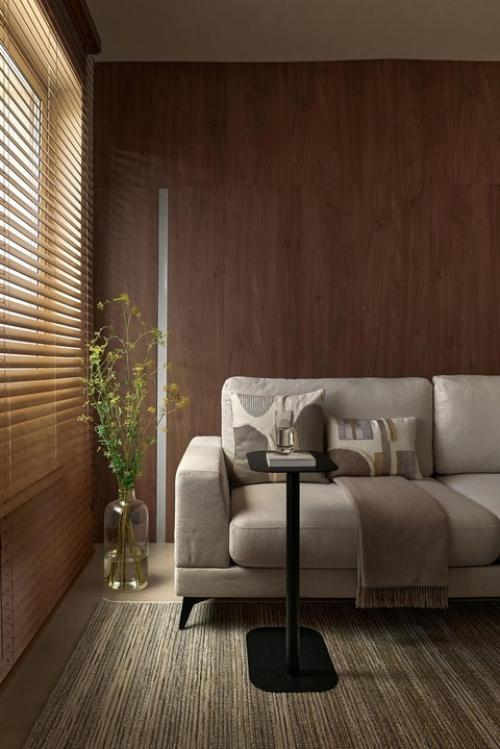 Реализованный интерьер минималистичной квартиры без верхнего освещения в Тюмени. 02