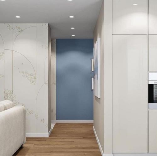 Современная квартира. В светлых оттенках. 07