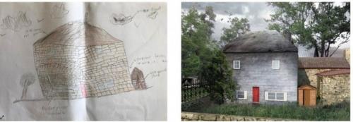 Почти в каждом трогательном детском альбоме, бережно хранимым родителями, можно найти кривые, несоразмерные домики, выполненные детской рукой. 04