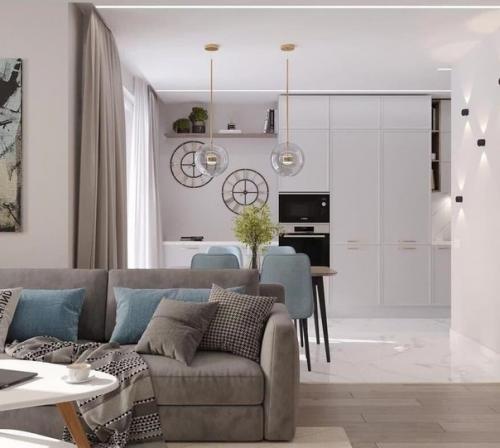 Интерьер в бежевых оттенках. 02