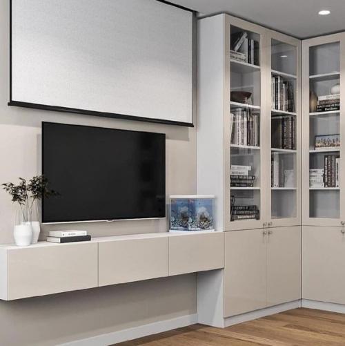 Современная квартира. В светлых оттенках. 01