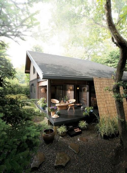 Тясицу (яп., Чайный Павильон) - чайный домик, атрибут японской чайной церемонии. 03