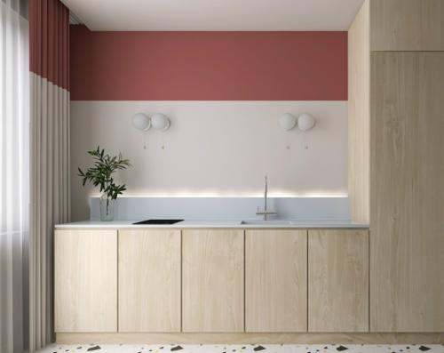 Проект квартиры - студии 37 м 2 в ЖК Ilona в Санкт-петербурге. 09